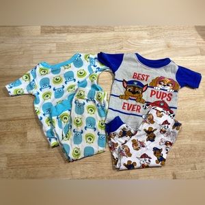 boys matching pj sets 18-24m